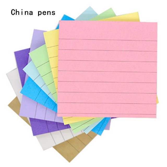 3X3 76mm*76mm Stationery School Supplies Paper Stickers Index Posted It Pad  Custom Memo Pad Sticky Notes - China Memo Pad, Note Pads