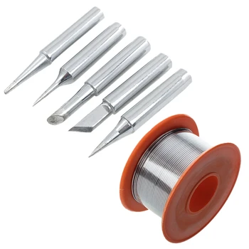 

GTBL Tin Lead Solder Core Flux Soldering Welding Solder Wire Spool Reel 0.8mm 63/37 & P36 Soldering Station Conical Bevel 60W So