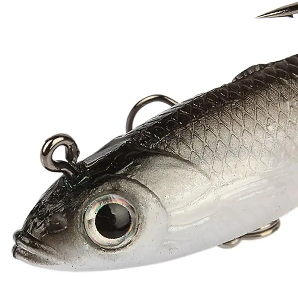 1Pc 8cm Life-Like Fishing Bait Quality Minnow Fishing Lure 3D Eyes Plastic Hard Bait Tackle Artificial Jig Wobblers Fishing Bait 5