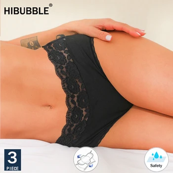 

2020Hot Lace Sexy Period Panties Menstrual Panties Physiological Pants Leak Proof Underwear Women High Waist Warm Abdomen Briefs