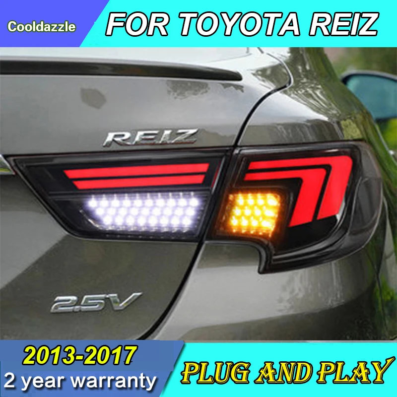 4 шт. для Toyota Reiz Mark X светодиодный задний фонарь 2013- год задние фары задний фонарь для парковки Обратный Ход поворота