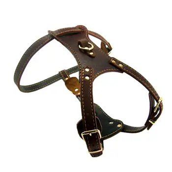 

1pc Dog Collar Durable Pet Dog Necklace Collar Rope Haulage Cable With Chest Strap