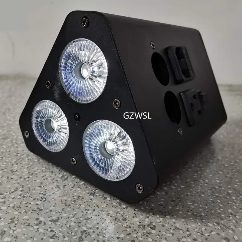 LED Par Cans 3pcs 15W RGBWA 5 in 1 Triangle Par Lights  (8)