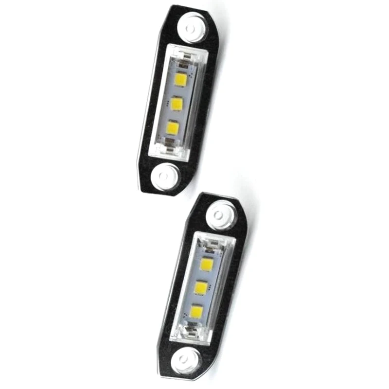 2Pcs Led License Plate Light For Volvo S80 Xc90 S40 V60 Xc60 S60 C70 V50 Xc70 V70