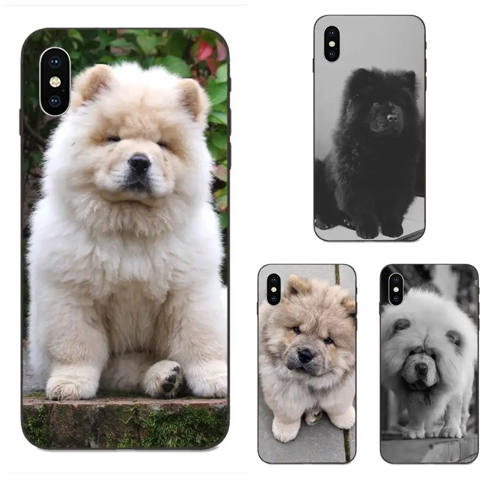 Мягкий чехол Chow Puppy для Apple iPhone 4 4S 5 5S SE 6 6S 7 8 Plus X XS Max XR|Чехлы-накладки| |