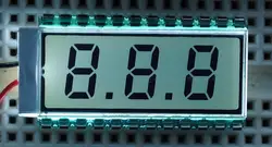 24PIN TN Positive 3-Digits Segment LCD Panel without Backlight 3V