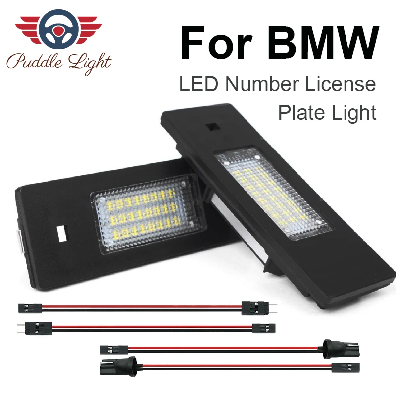 2x ошибок светодиодный номерного знака светильник лампа, для сборки, запасные части для BMW E63 E81 Z4 E85 E86 E87 E89 F6 F12 F13 F20 F21 I3 X2 K48