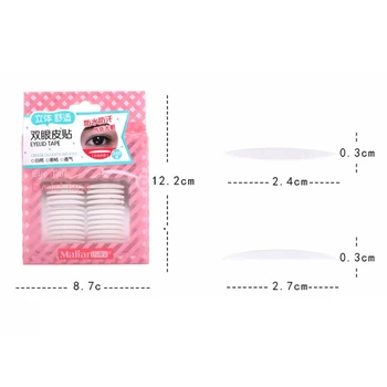 

240pcs Eyelids Stickers Double Side Self-Adhesive Natural Invisible Double Eyelid Tape Eyelid Tape Sticker Invisible FE64
