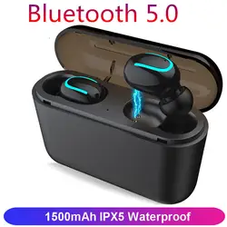 Q32 Bluetooth гарнитура 5,0 стерео беспроводные стерео движения HBQ к Bluetooth гарнитура Мобильная мощность TWS