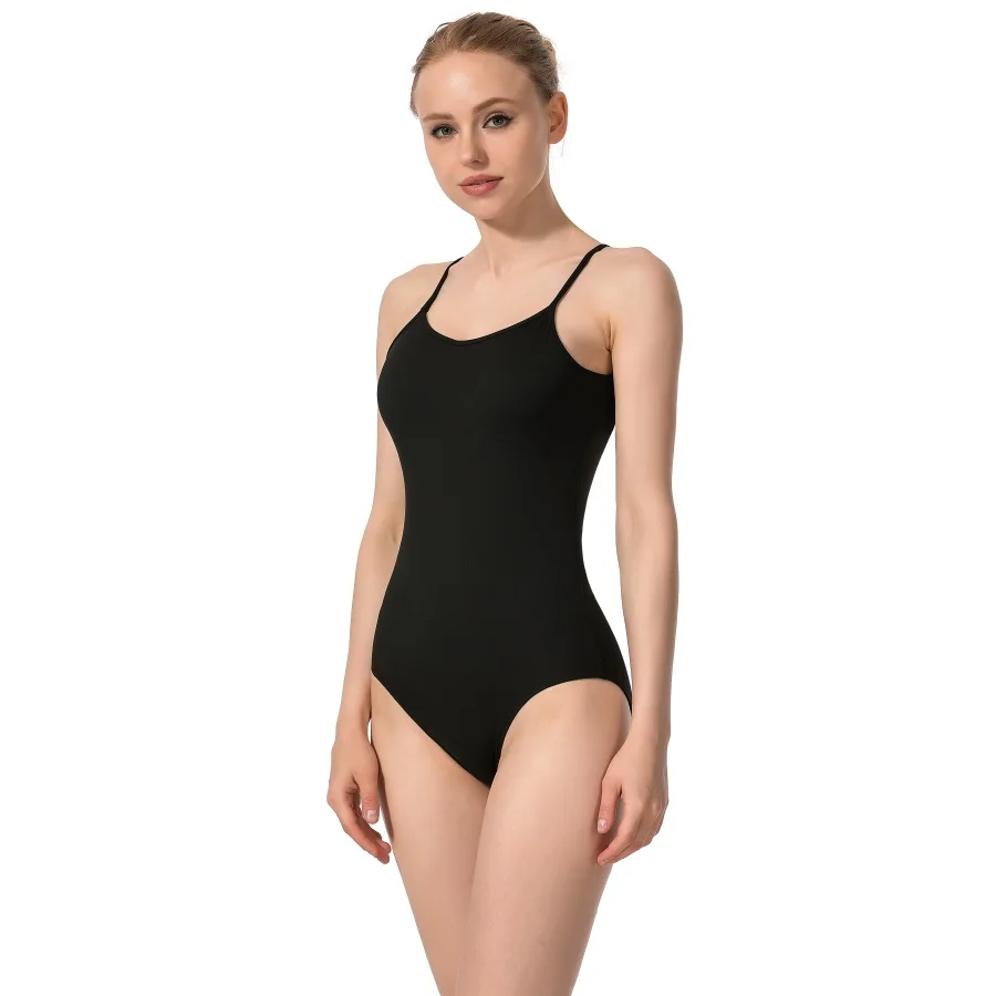 Women Camisole Leotards Ballet Dance Gymnastics Costumes Ladies Bodysuit