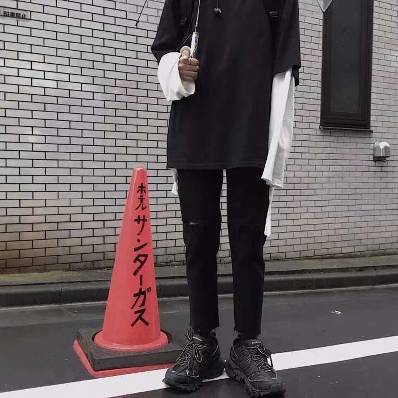 NiceMix Harajuku стиль с буквенным принтом Футболка уличная одежда свободная футболка с короткими рукавами для мужчин и женщин одежда Топ