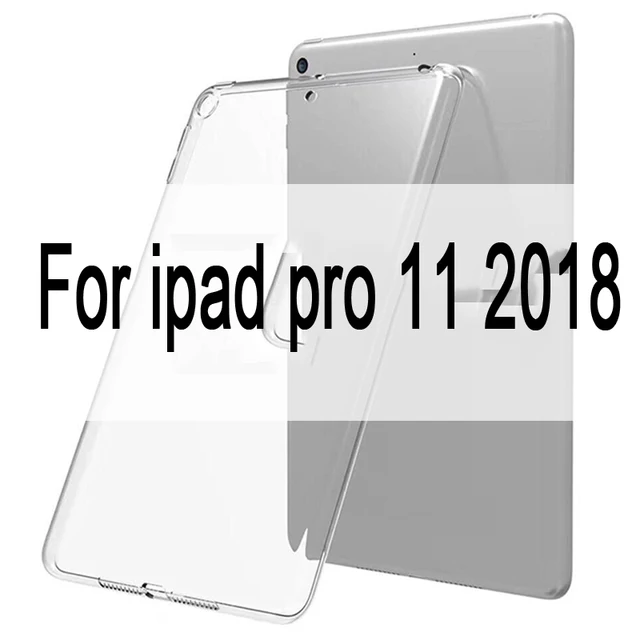 Case For iPad 10.2 2019 MiNi 2 3 4 5 TPU Transparent Silicone Shockproof Cover For New iPad 2017 2018 Pro 10.5 Air 1 2 Back Case For pro 11 2018