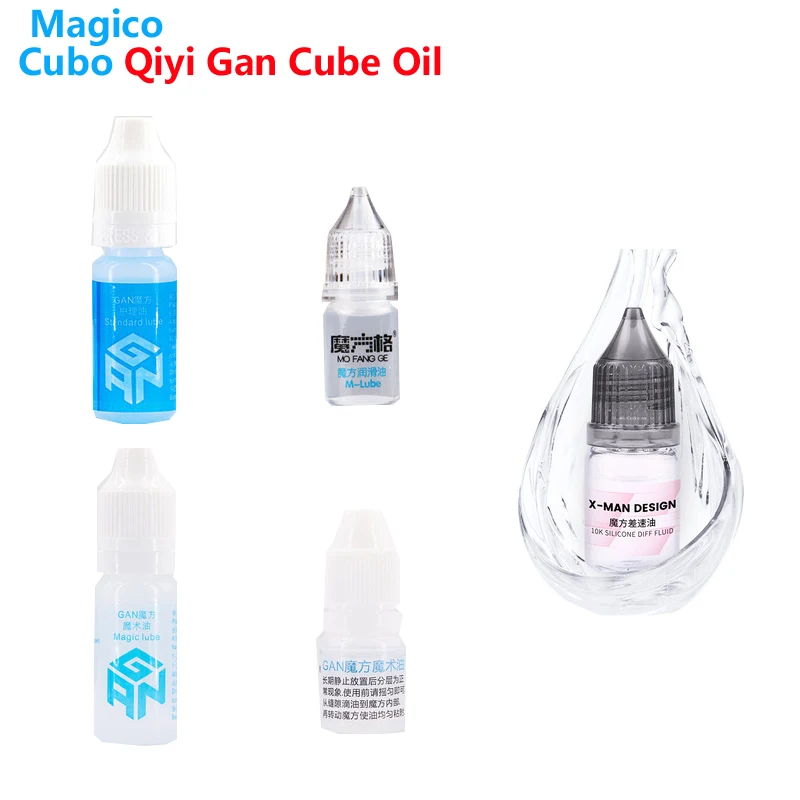 Gan Qiyi Cube Lube 2ml 10ml Lubricating Oil for Speed XMD qiyi M lube