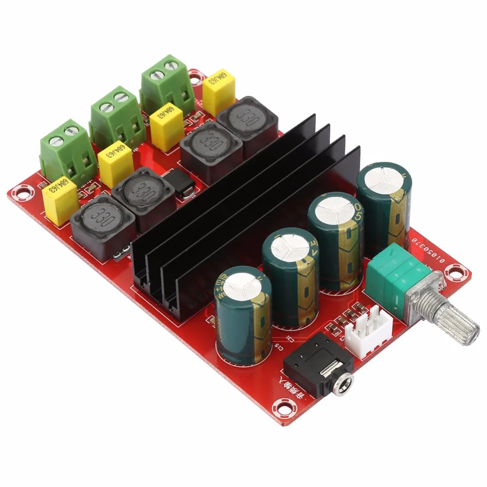 DC12-24V высокой мощности 2*100 Вт усилитель мощности доска двухканальный цифровой усилитель аудио доска стерео усилитель электронный усилитель