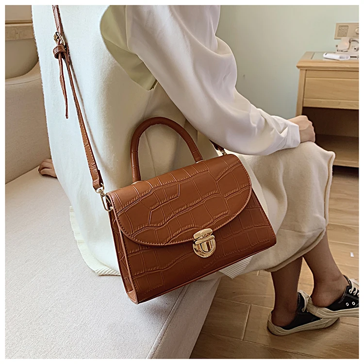Bolsa Feminina модная сумка из аллигатора с ручкой сверху Дизайнерская Женская мини-сумка через плечо сумки через плечо для женщин Sac