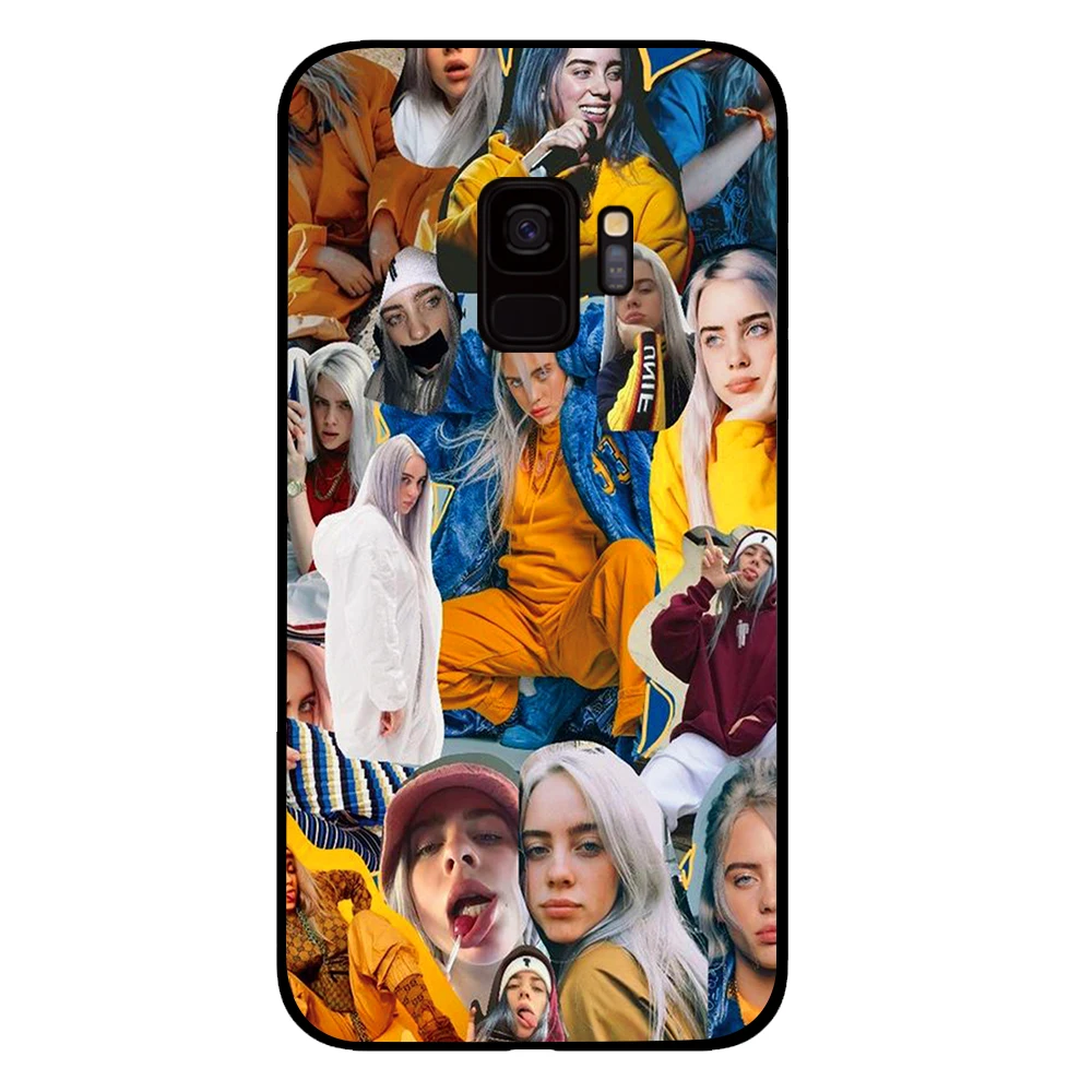 Billie Eilish для samsung Galaxy S10 S10E S8 Plus S6 S7 Edge S9 S10e Plus Note 8 9 чехлы для телефонов - Цвет: 7