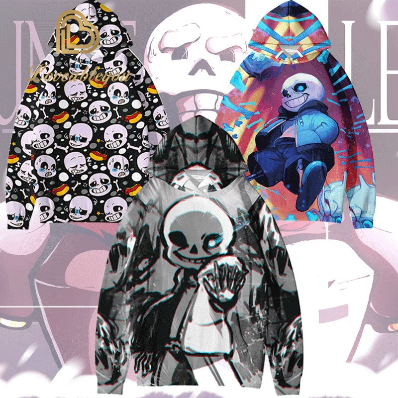 

Undertale 3D Printed Hoodies Women/Men Long Sleeve Fleece Hooded Sweatshirt 2019 Casual Streetwear Cosplay Clothes
