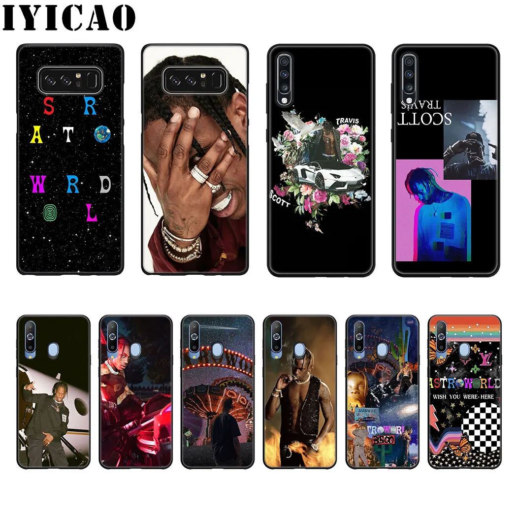 Astroworld принтом Трэвиса Скотта мягкий силиконовый чехол для samsung Galaxy A70 A60 A50 A40 A30 A20