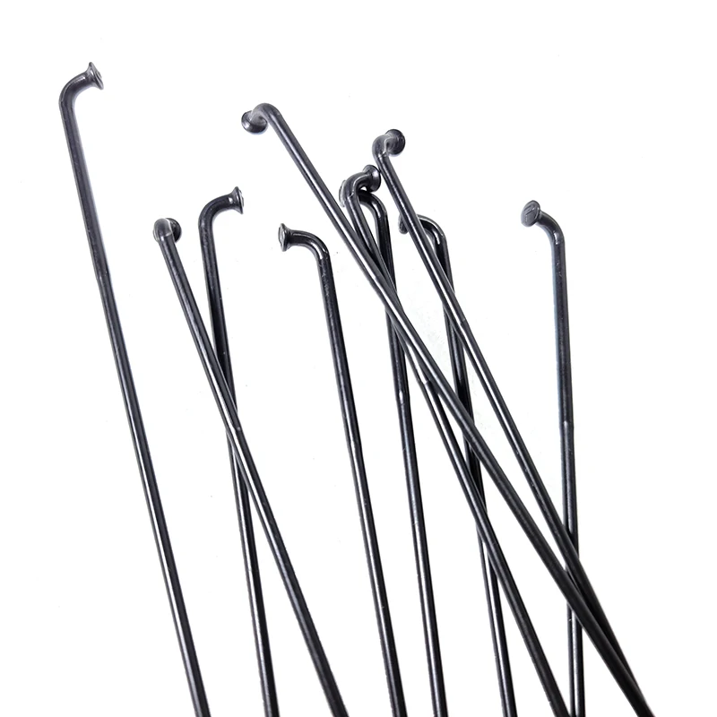 10pcs/lot Stainless J-hook Spokes with Light Pillar PSR TB Triple Butted No Drilling 236 258 276 284 296 302 Gauge14G TB