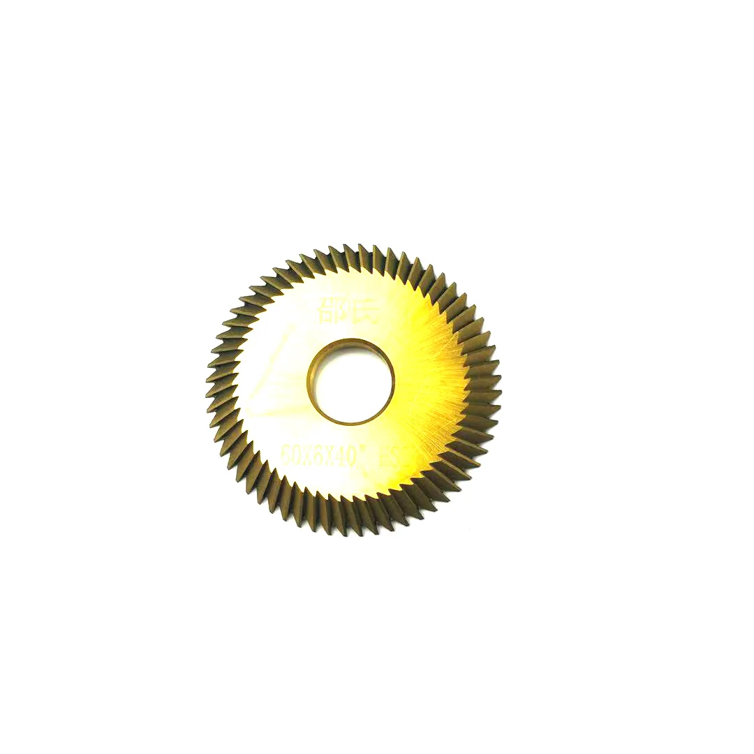 60*6*40° HSS Milling Cutter for Key Cutting Machine Key Duplication Machine Saw Blade,Locksmith Tools