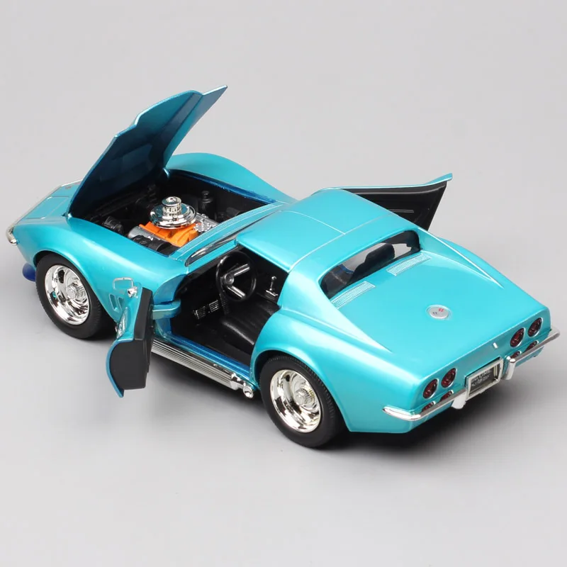 Jada 1/24 масштаб классика 1969 Chevrolet Corvette Stingray ZL1 chevy vette металлические Литые и игрушечные автомобили модели автомобилей коллекции