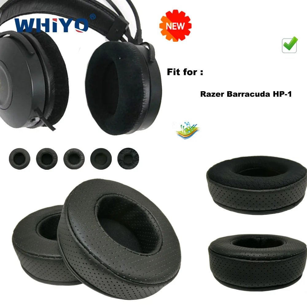 

New upgrade Replacement Ear Pads for Razer Barracuda HP-1 Headset Parts Leather Cushion Velvet Earmuff Headset Sleeve Cover