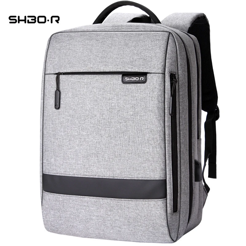 Mens Casual USB Charging Work Backpack Large Space Short Trip Male Waterproof Travel Luggage Bags 15.6 inch Laptop Back Pack New | Багаж и
