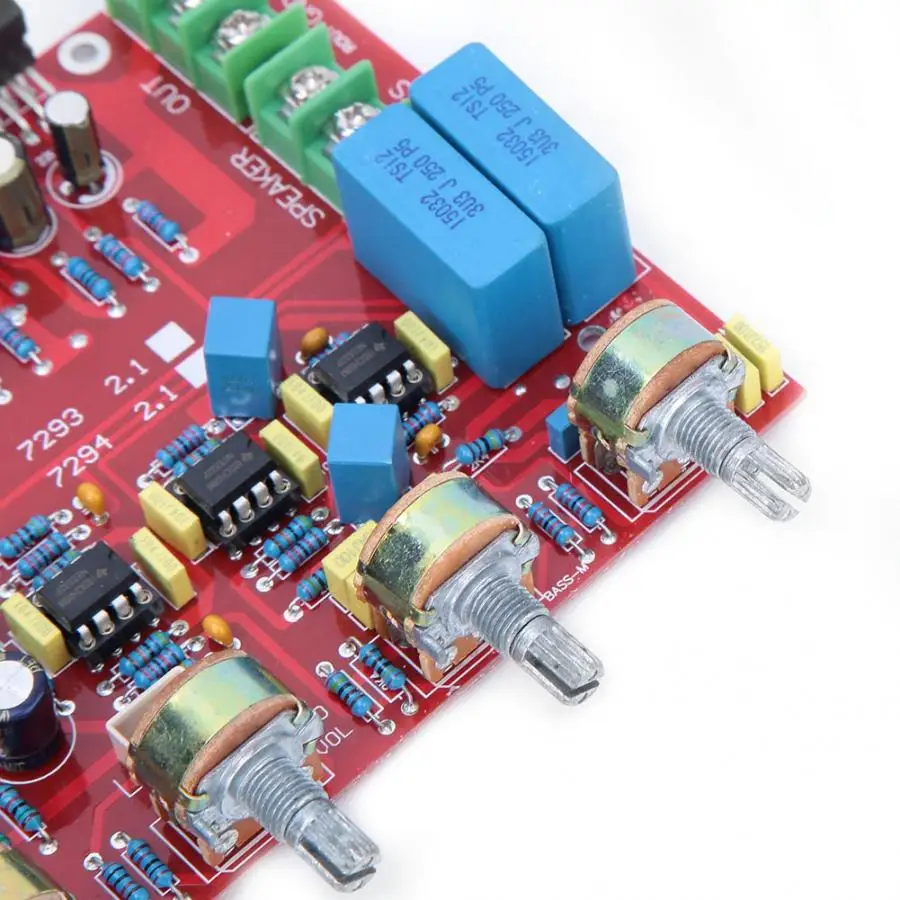 Розетка панель TDA7294 2,1 канал 2x80 Вт+ 160 Вт сабвуфер Hi-Fi усилитель мощности плата модуль переключатель панель
