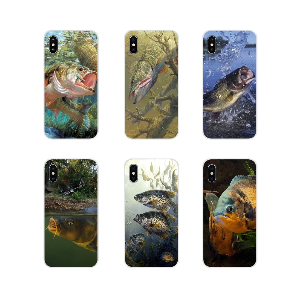 Для Apple iPhone X XR XS 11Pro MAX 4S 5S 5C SE 6S 7 8 Plus ipod 5 6 Аксессуары для телефона Чехлы рыбалки на