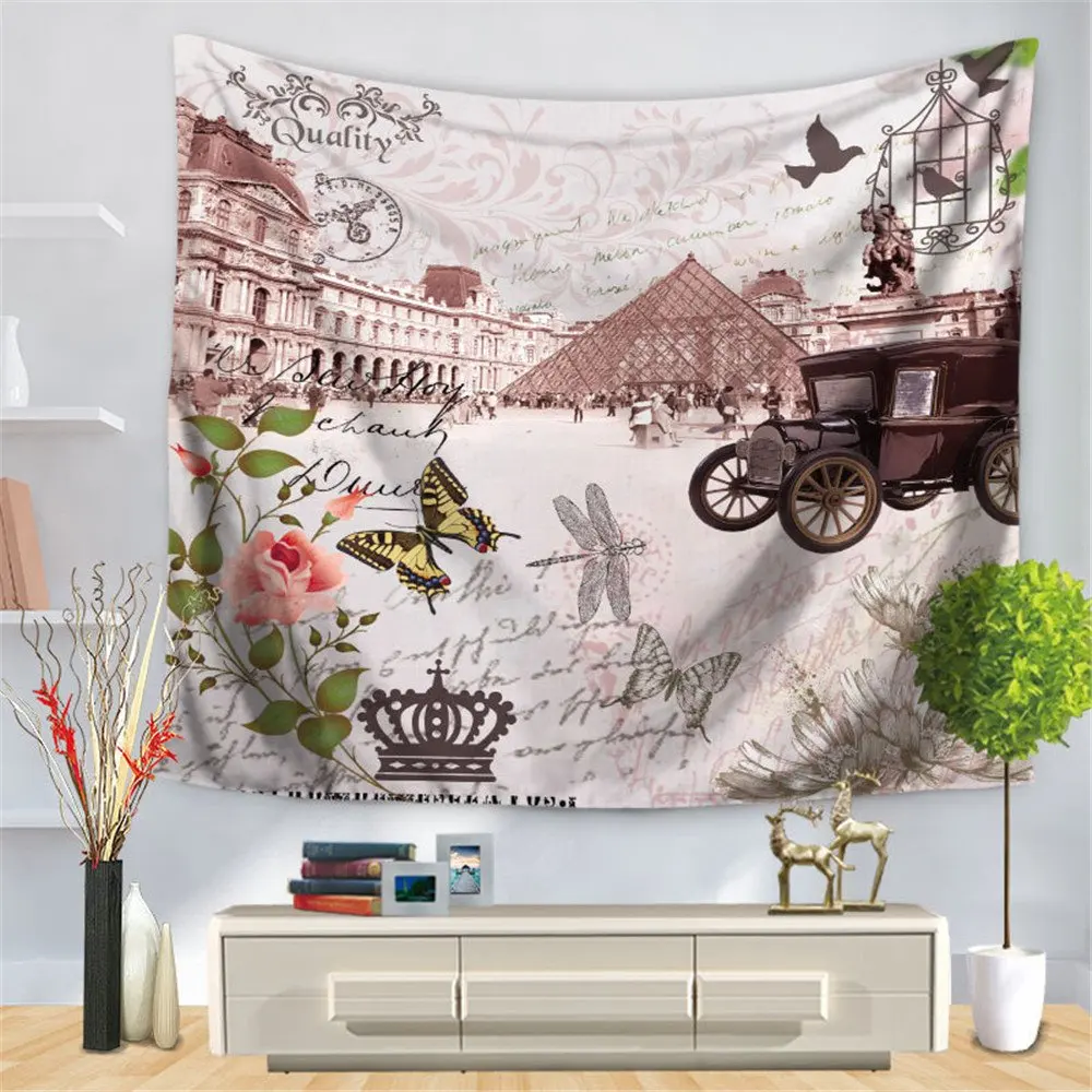 

Fashion Famous Buildings Beach Towel Cushion,Picnic Tablecloth,Living Room Bedroom Decorations