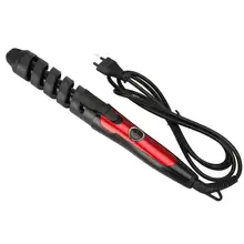 Вращающийся для волос Плойка для завивки палочка для волос профессиональные щипцы для завивки гофрированная Плойка для завивки Инструменты для укладки