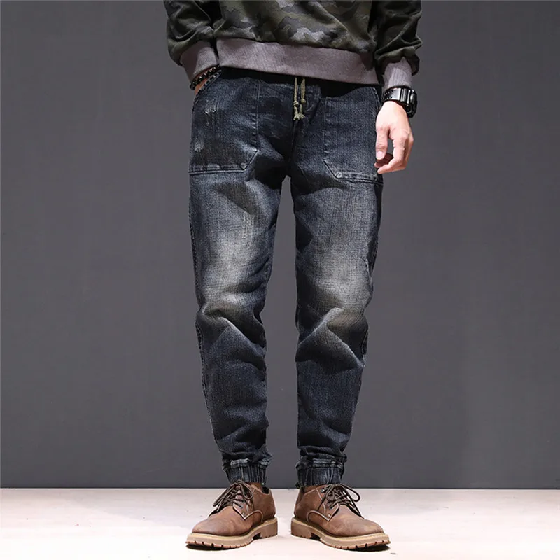 New Hot Fashion Jeans Men Autumn And Winter Leisure New Fashion Loose ...