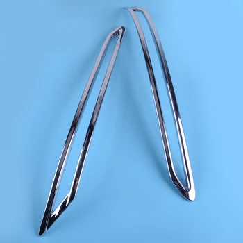 

beler 2PCS Silver ABS Chrome Rear Fog Light Lamp Cover Trim Frame Fit For Honda Accord 10th Sedan 2018 2019