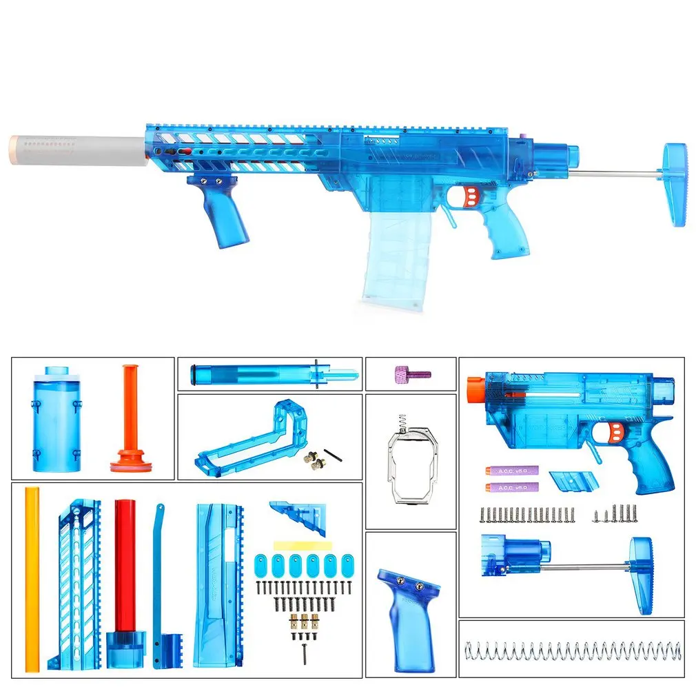 Рабочий YY-R-W007 W008/W009 RMCX стиль комплекты аксессуаров Набор для Nerf N-Strike Elite Stryfe Blaster A насос Комплект Аксессуары для Игрушечного Пистолета