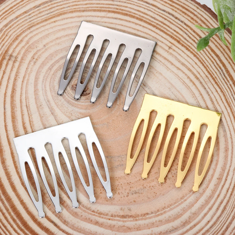 10Pcs/set Mini Metal Hair Comb Princess Dolls Decoration Hair Clip Headdress DIY Doll Hairpin Headwear Toys Dolls Accessories