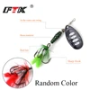 FTK 1pc Metal Fishing Lure 8.5g 13g 15g Spoon Lures Spinner Bait Bass Hard Bait With Feather Treble Hooks Pike Fishing Tackle ► Photo 3/6