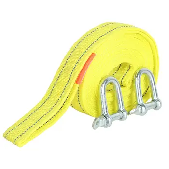 

4m 5tons Car Van Tow Rope Hook Heavy Duty Road Recovery Pull Towing Strap Good New