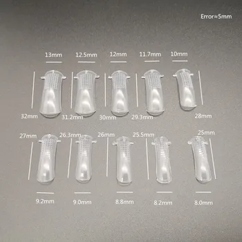 

Dual Nail Art System Forms UV Acrylic Nails Tips Extended Quick Building Gel Home Use DIY Tools Full Cover False Nails Reusable