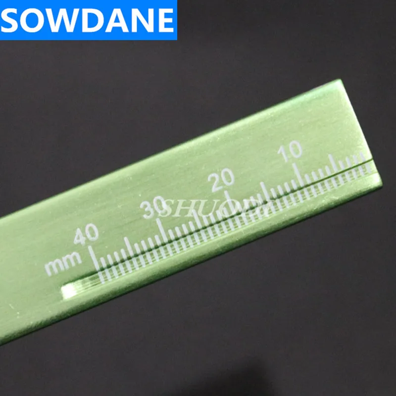 Colorfast Autoclavable Endo линейка измерительная шкала Эндодонтический алюминиевый стоматологический аксессуар автоклавируемый уход за полостью рта