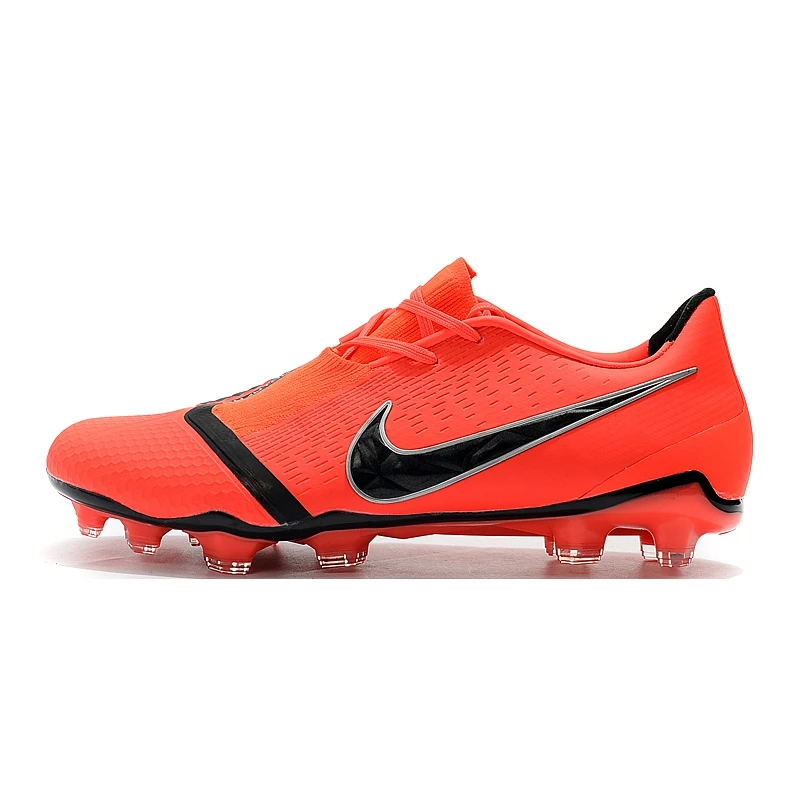 Nike Phantom VNM Elite FG трикотажные кроссовки Для мужчин Бутсы Эластичная лента Спорт на открытом воздухе Газон Venom Футбол бутсы носок; плоская подошва;