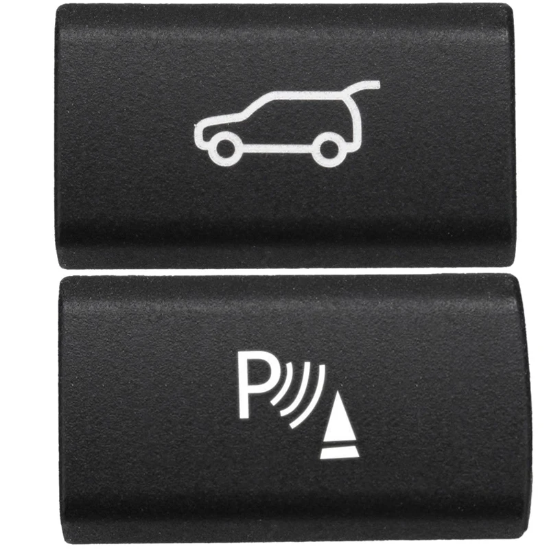 Rocker Switch Button Cover Parking Radar Sensor Tailgate Rear Trunk For BMW X5 X6 2Pcs