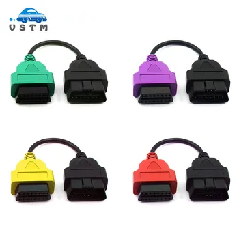 

Best quality 4PCS/lot for fiatecuscan OBD2 Connector Diagnostic Cable For Fiat ECU Scan MultiECUScan Cable for Fiat