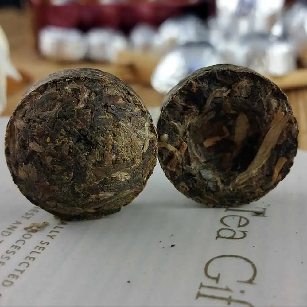 Yr мини сырой Pu-erh серебряной фольги упаковка 75 г Юньнань Шэнь Pu-erh Tuocha Pu'er