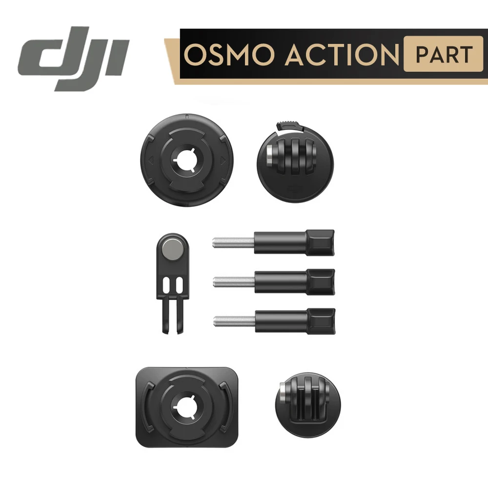 DJI Osmo экшн монтажный комплект с 1/4 дюйма адаптер крепления экшн к широкому спектру спортивного оборудования высшего качества, таких как скейтборд шлем для езды на мотоцикле