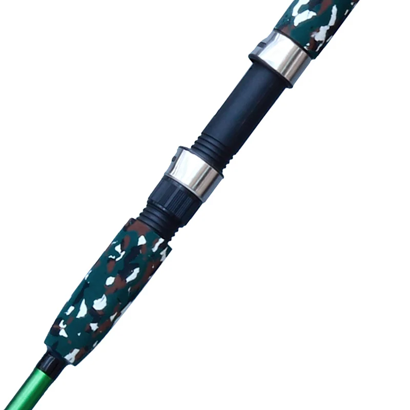 Green spinning Зеленый камуфляж портативный 1,5 м 1,8 м 3,5-20 г Удочка тест мл действие пластик, армированный волокном, углеродное волокно путешествия Карп Мультипликаторная Катушка для спиннинга - Цвет: Green spinning