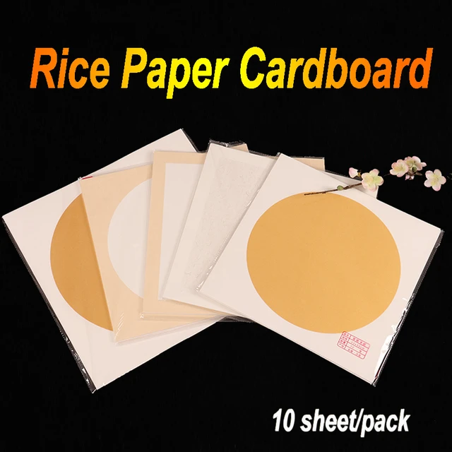 50 Sheets 2 Layers Thick Xuan Paper Raw Rice Paper Brush Calligraphy  Drawing Papier Traditional Chinese Painting Freehand - AliExpress