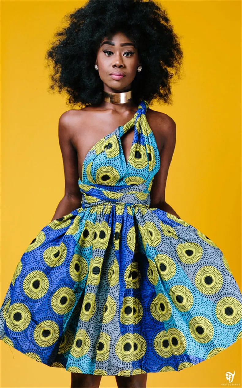 Robe africaine imprimé wax pour femme 194