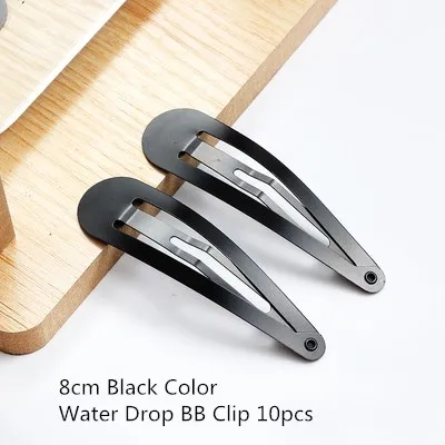 Jewelry Making Supplies Craft Supplies 10pcs DIY Handmade Hair Accessories Jewelry Hairpin Oval Clip BB Clip Water Drop Hairpin