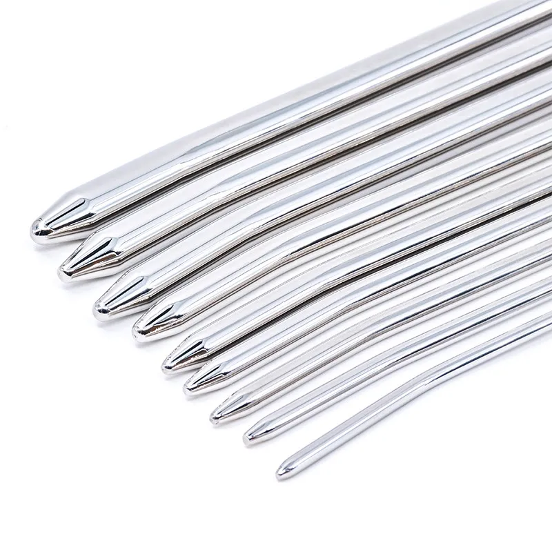 Urethral Dilator SM Metal Penis Plugs Stainless Beginner Training kit