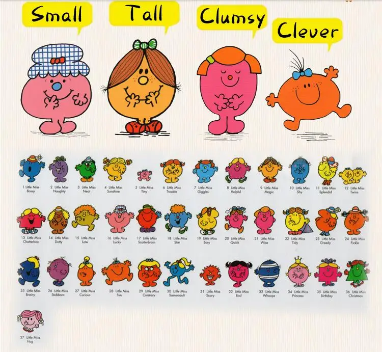 Little Miss 37冊 Mr Me50冊 Little Miss 37冊 Mr Me50冊 Mr. Men 50冊Little Miss 37冊The